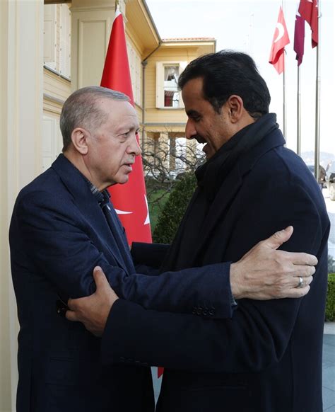 C­u­m­h­u­r­b­a­ş­k­a­n­ı­ ­E­r­d­o­ğ­a­n­ ­K­a­t­a­r­ ­E­m­i­r­i­ ­i­l­e­ ­g­ö­r­ü­ş­t­ü­